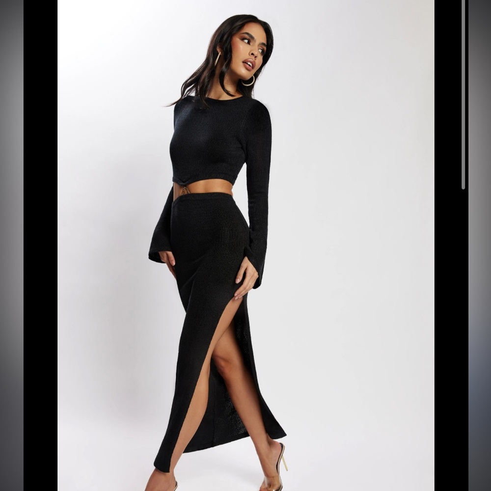 Anna Flare Sleeve Knit Dress
